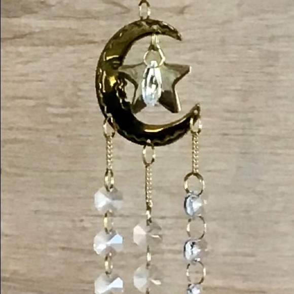 Moon windchime sun catcher suncatcher mobile boho - Picture 4 of 8